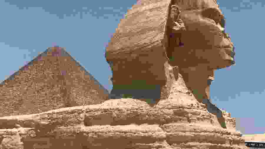 Sphinx and Great Pyramids