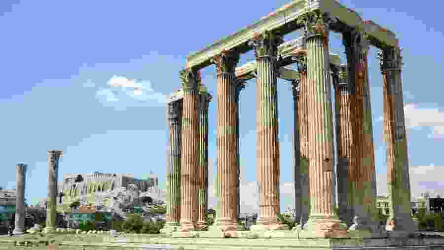 Visit the Temple of Zeus in Olympia