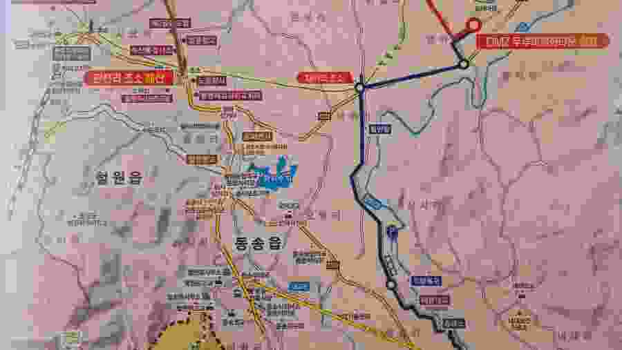 Cheorwon DMZ tour  map