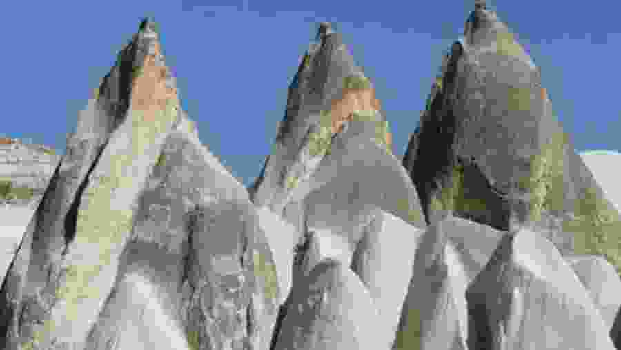Rock formations in Cappadocia