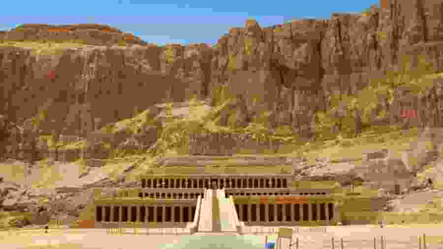 Mortuary temple of Hatshepsut in Luxor, Egypt
