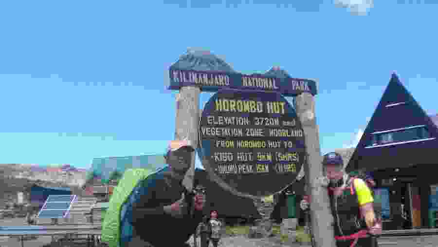 Picture after reaching Horombo