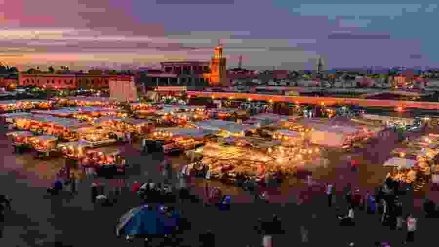 Souks of Marrakech at Night