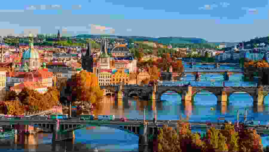 Prague by the Charles Bridge