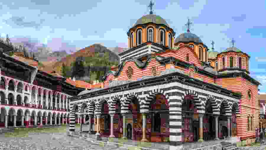 Visit the beautiful Rila Monastery in Bulgaria