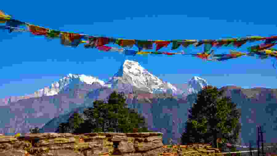 Scenic view of Himalyas