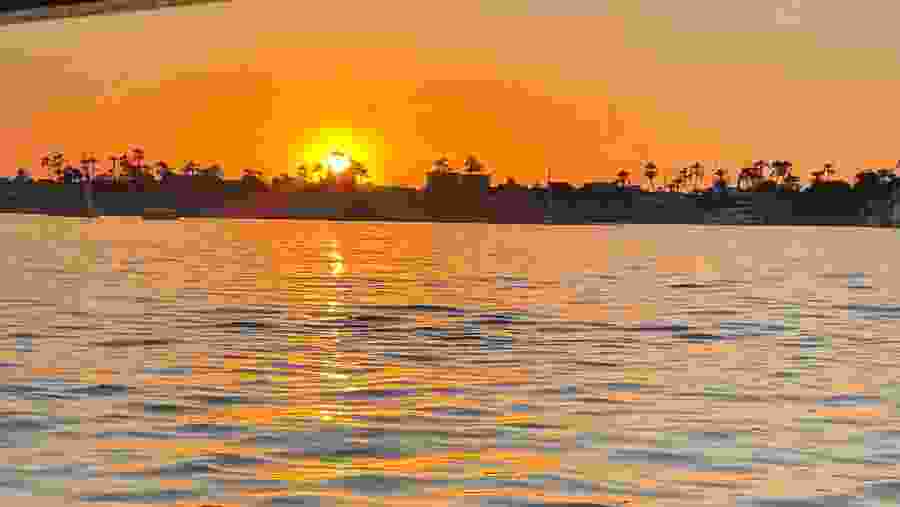 Sunset view from Nile