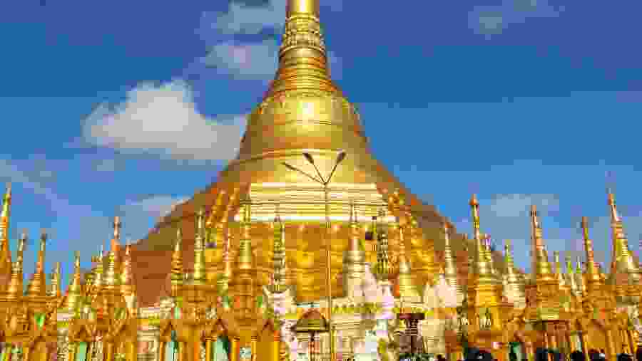 A pagoda in Yangon