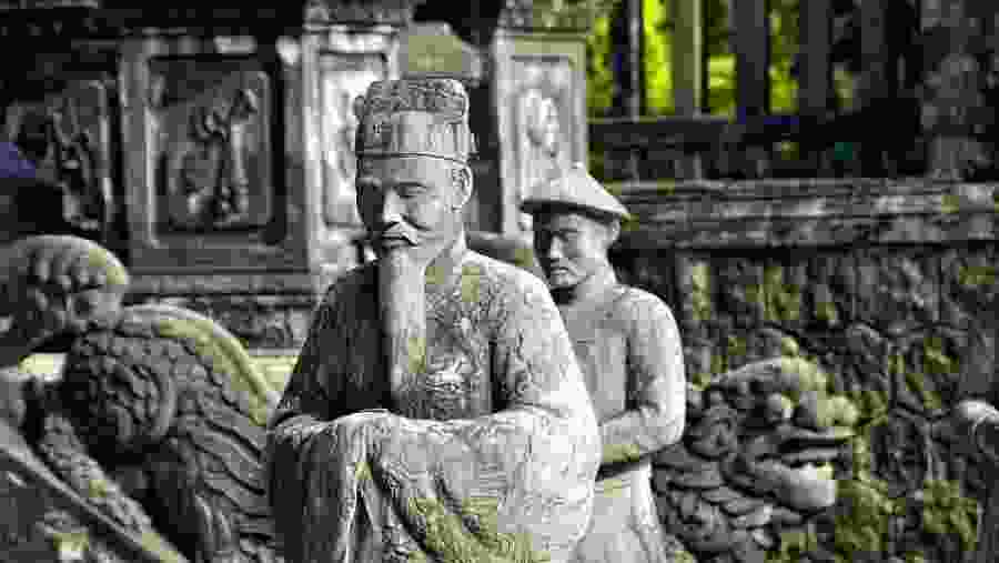 Statue In Khai Dinh Tomb, Vietnam