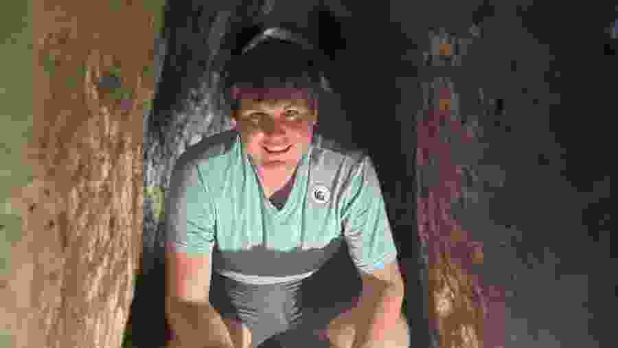 Under the tunnel