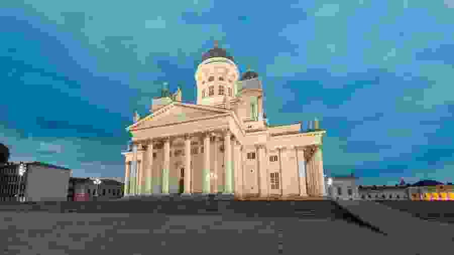 Cathedral in Helsinki, Finland