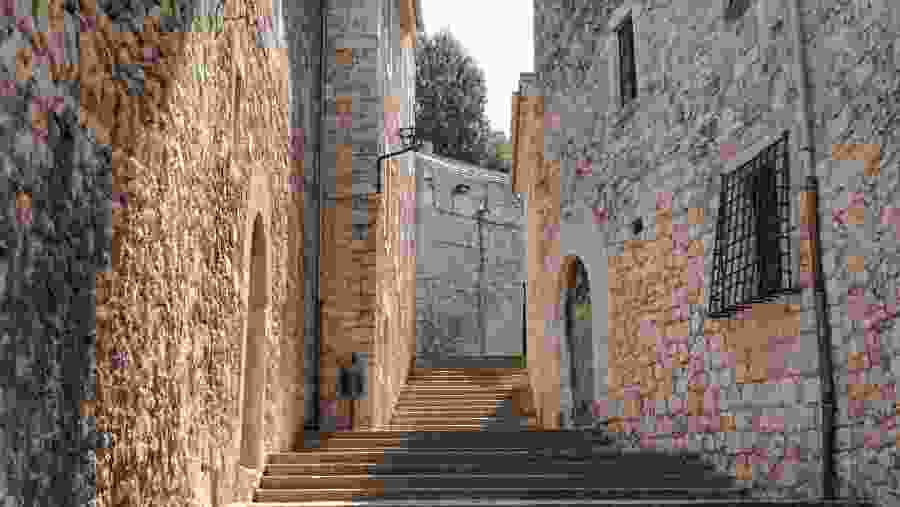 Stairs in the Old Town where Game of Thrones was shot