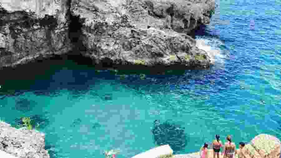 Take a dive from the cliff