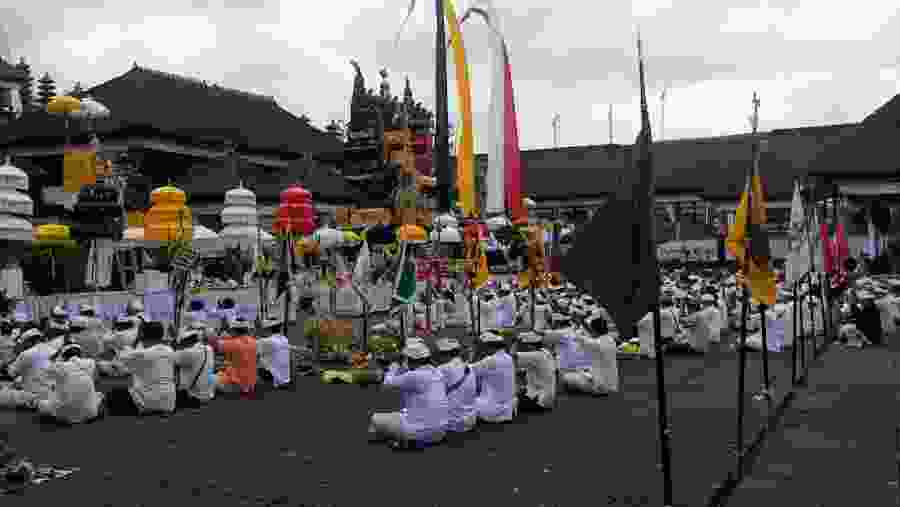 Get blessed at the Besakih Temple