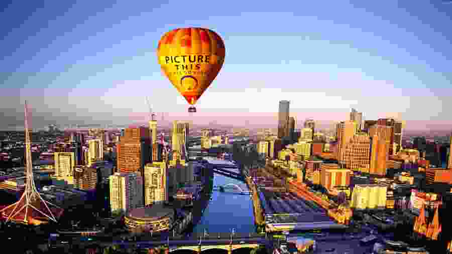 Aerial View Of Melbourne