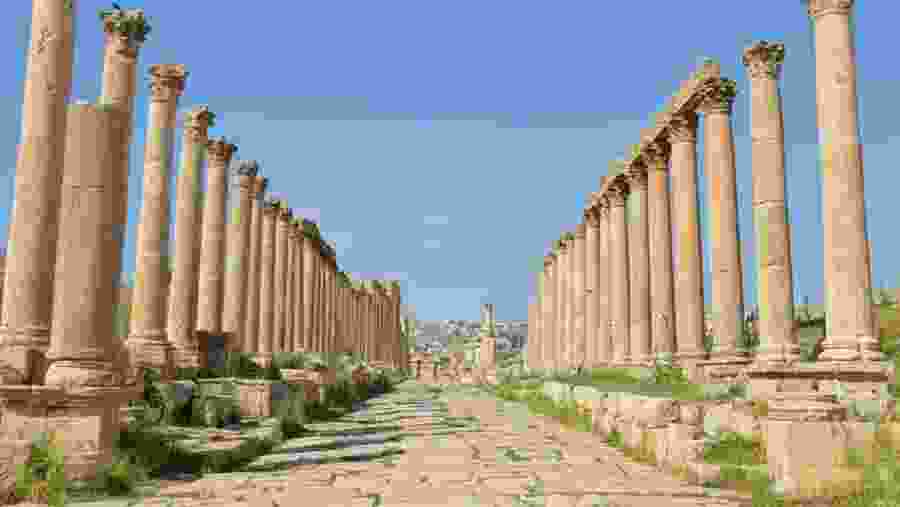Visit The Jerash Colonnaded Street
