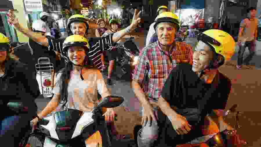 Safe and sound on scooter