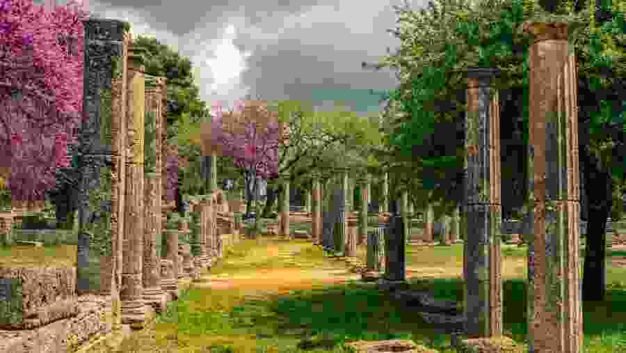 Ancient Olympia in Greece