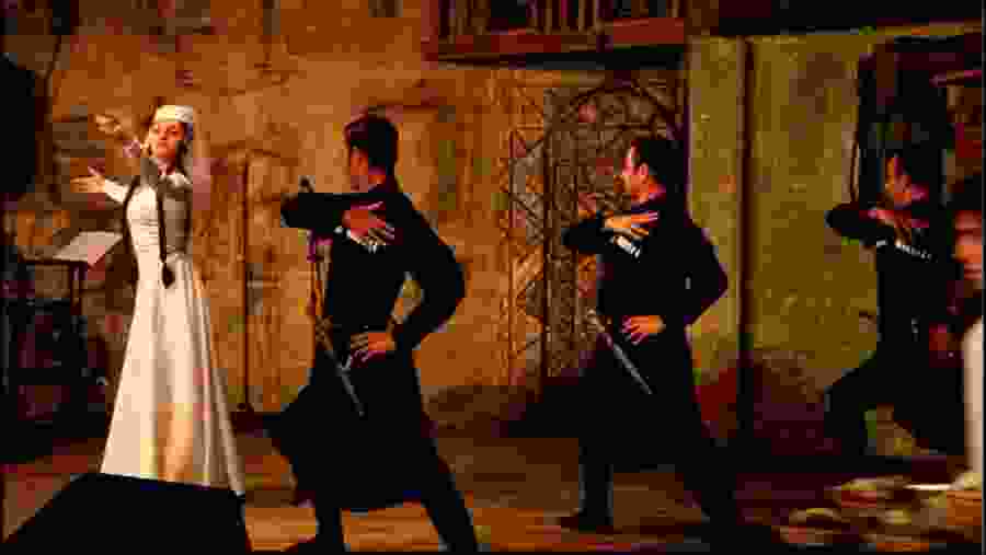 Traditional folk show in Tbilisi