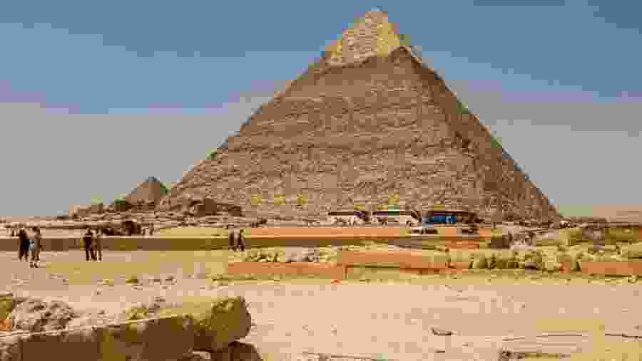 The Great Pyramid of Giza (tomb of pharaoh Khufu)
