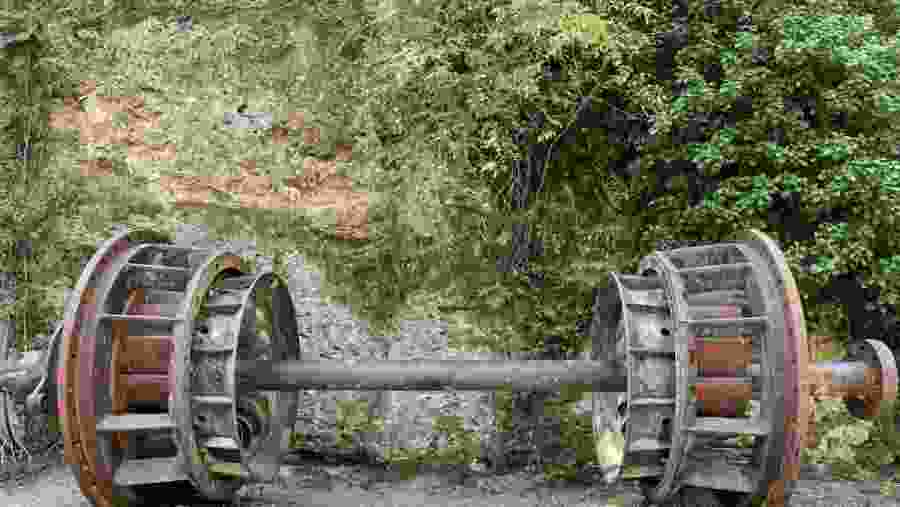 ruins of HE plant