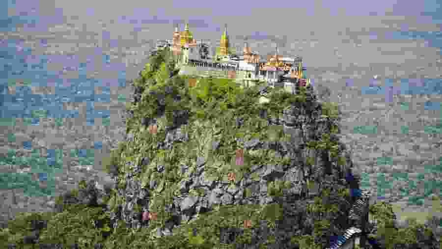 Mount Popa from a Distance