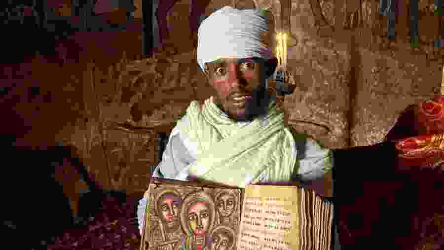 Priest at Abuna Yemata Guh