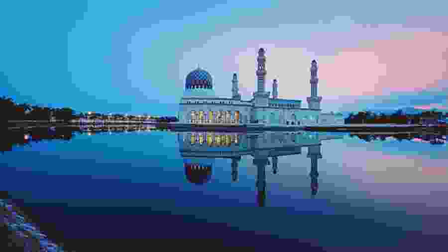 City Mosque on Likas Bay