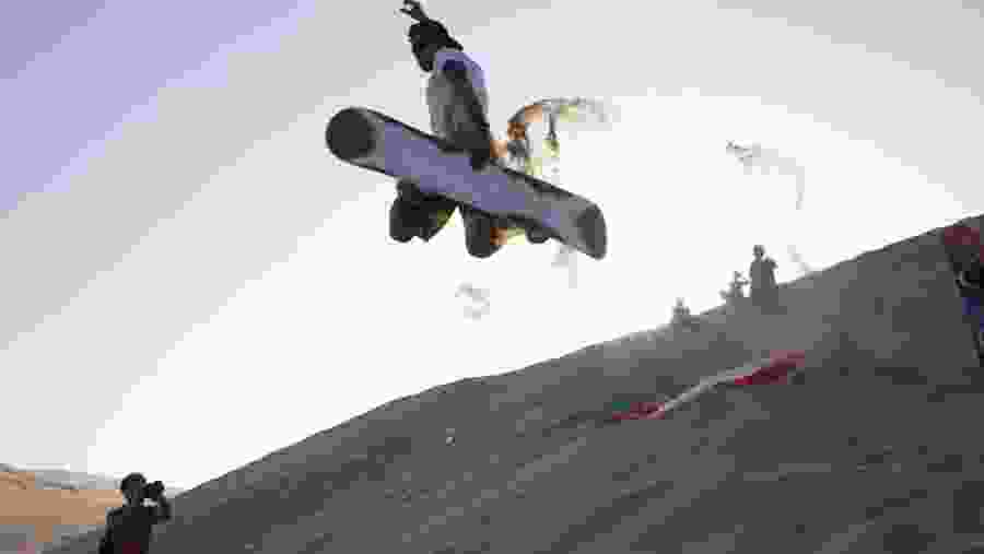 Sandboarding in the Dunes