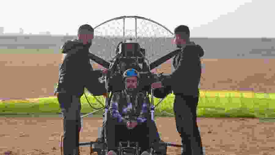 Paragliding Over the Pyramids of Giza