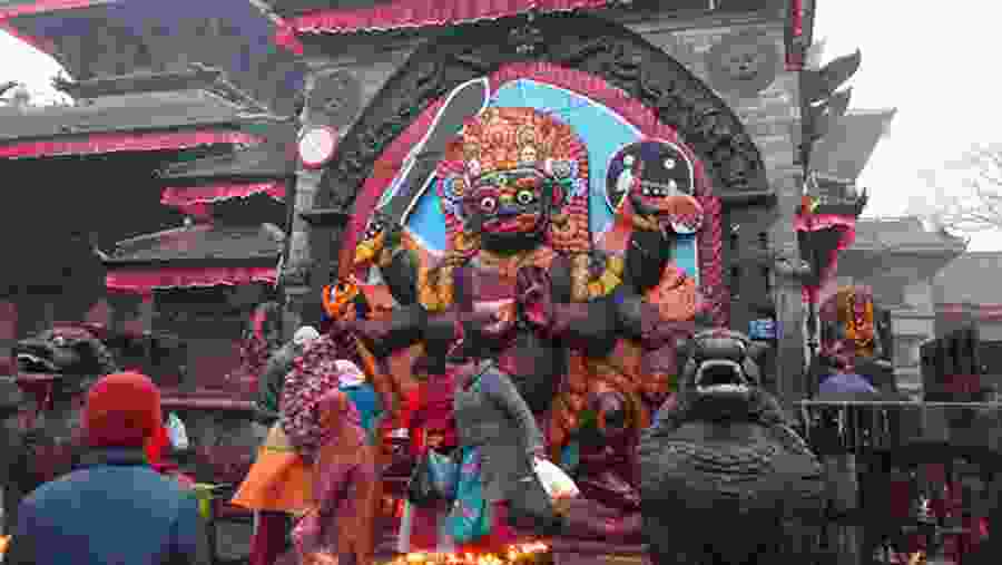 Kathmandu Darbar Square in Kathmandu