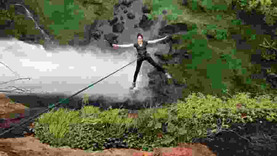 Abseiling at the Victoria Fall