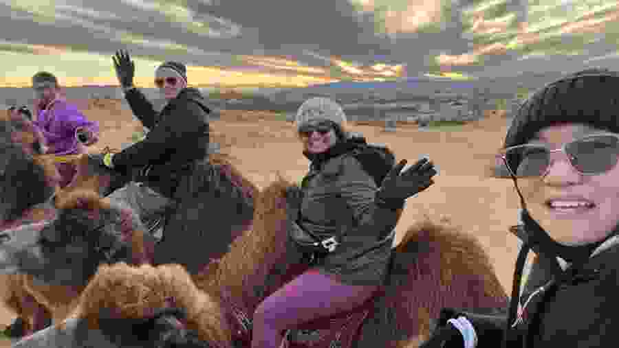 Camel riding