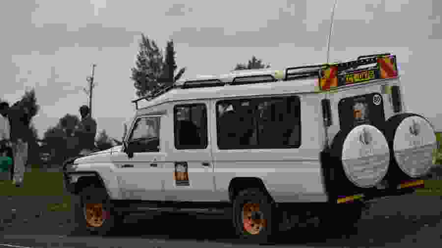 Travellers on a safari