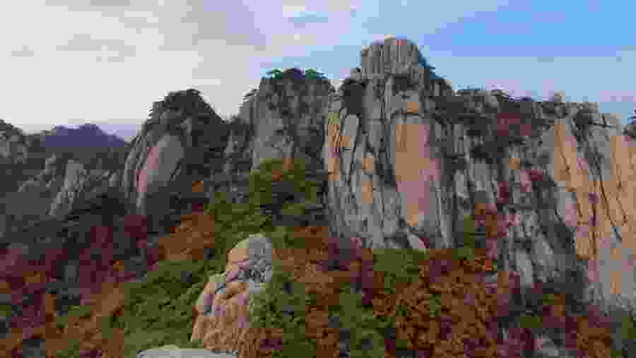 Dobongsan mountain peaks