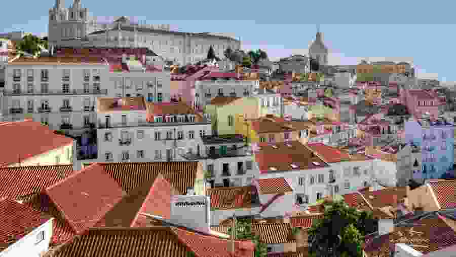 Alfama In Lisbon, Portugal
