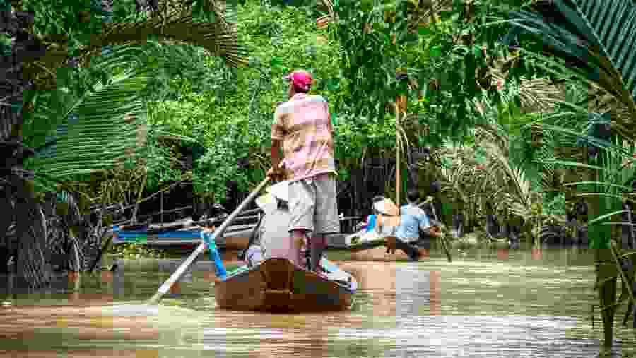 Boat Ride at Mekong Delta
