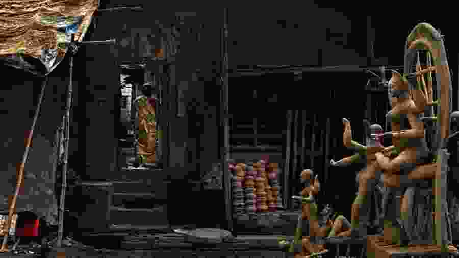 See Hindu Deities Sculpture in Kumartuli, Kolkata, West Bengal