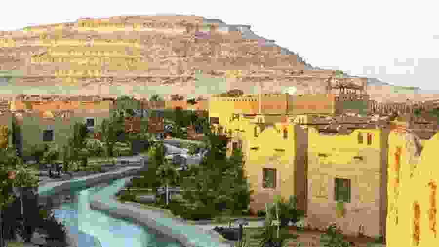 At the Siwa Shali Resort, Egypt