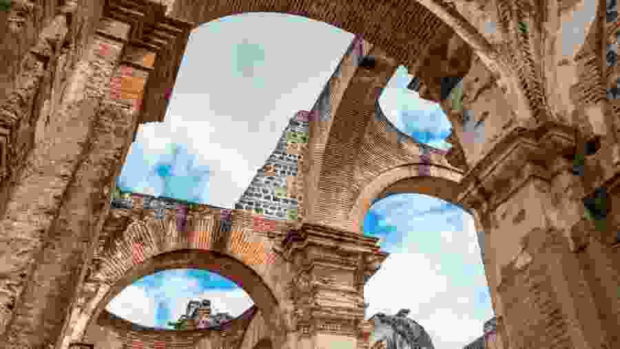 Ruins of Catedral de Santiago in Antigua