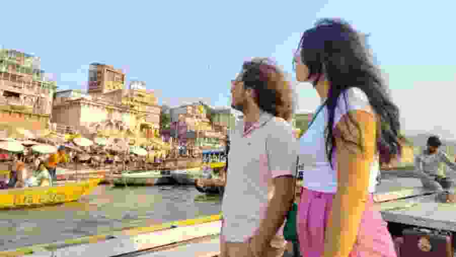 Travellers at Varanasi