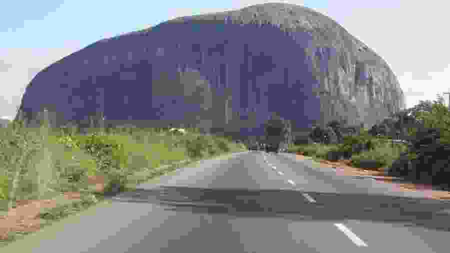 Marvel at the Giant Aso rock