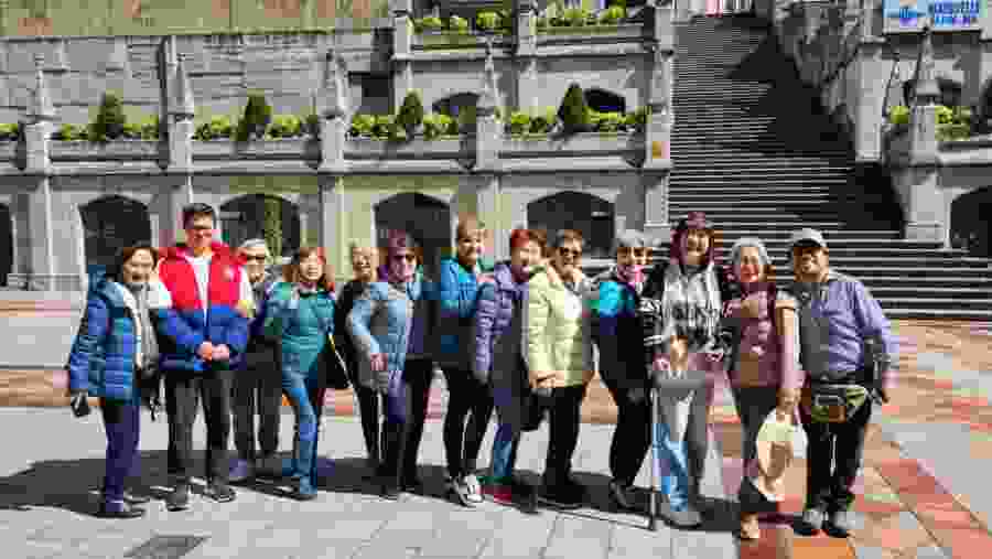 Happy group in Quito