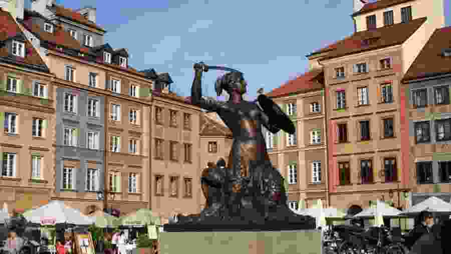View the magnificent Mermaid of Warsaw