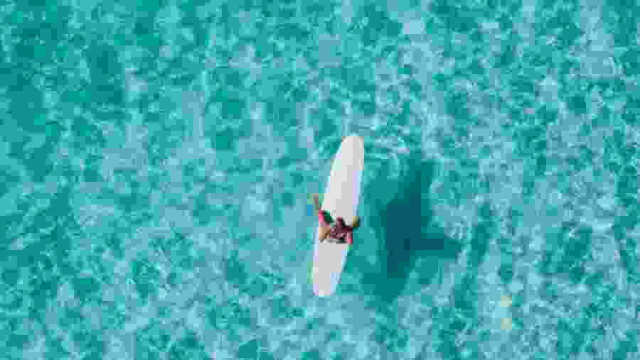 Woman Enjoying Vacation in Zanzibar