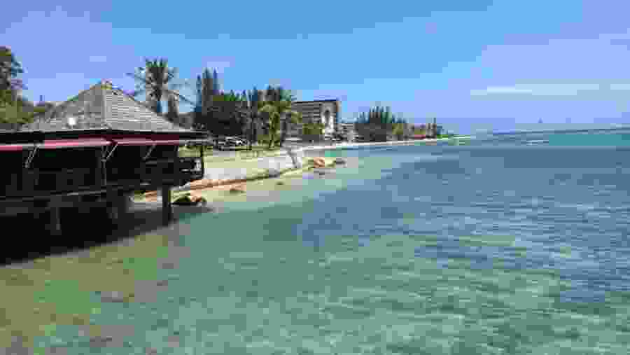 Admire the amazing seashore views of Noumea