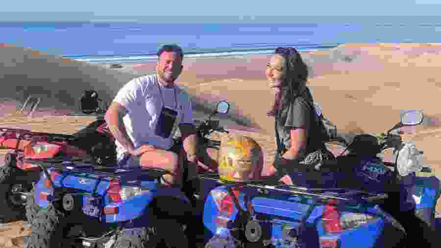 Travellers in ATVs