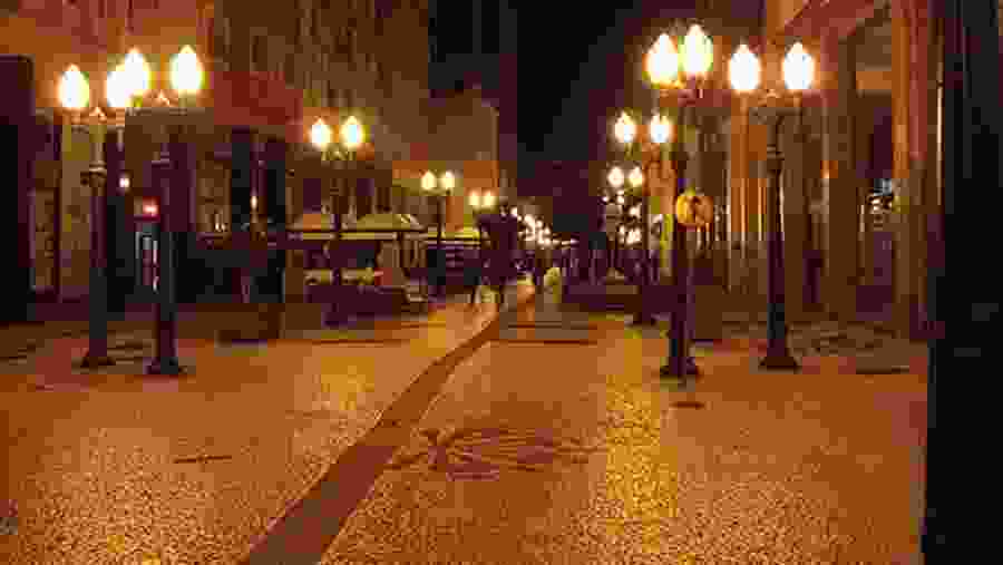 Evening scenes of the trip