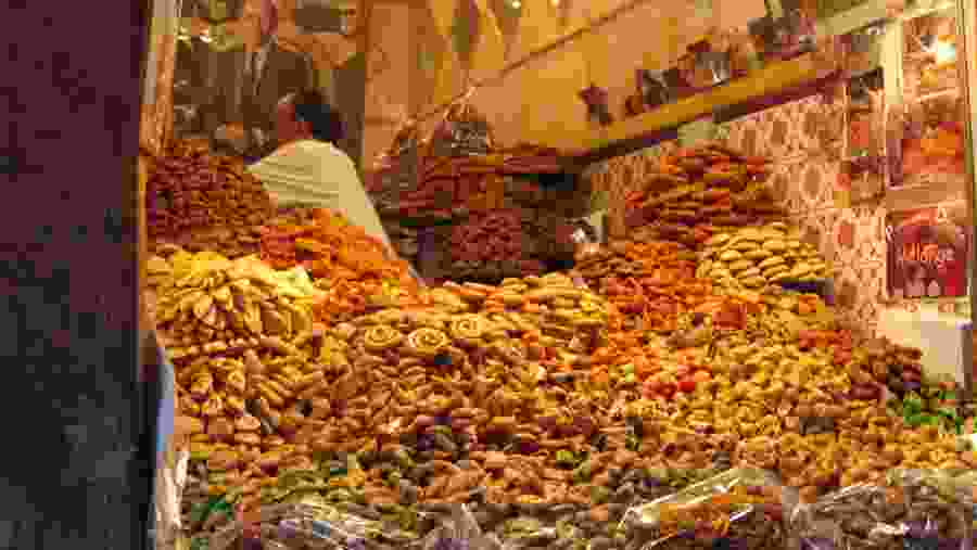 Shop in the traditional market or the Grand Souk in Tangier