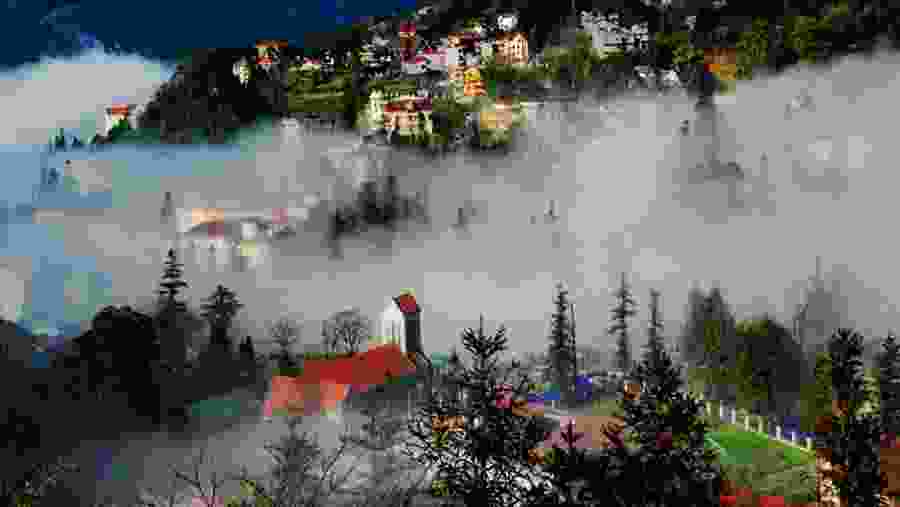 Sa Pa covered in Mist